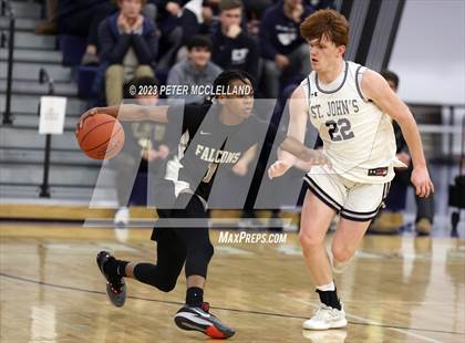 Thumbnail 2 in Cambridge Rindge & Latin vs St. John's Prep (MIAA Division 1 Preliminary Round) photogallery.