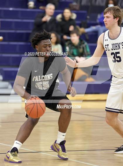 Thumbnail 2 in Cambridge Rindge & Latin vs St. John's Prep (MIAA Division 1 Preliminary Round) photogallery.