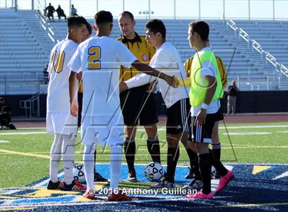 Thumbnail 1 in Godinez vs Valencia (CIF SS Regional Final) photogallery.