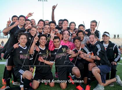 Thumbnail 1 in Godinez vs Valencia (CIF SS Regional Final) photogallery.