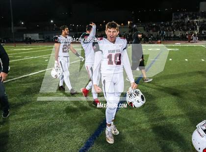 Thumbnail 3 in Golden Valley vs. Bishop Diego (CIFSS Div 6 Final) photogallery.