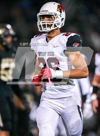 Thumbnail 1 in Golden Valley vs. Bishop Diego (CIFSS Div 6 Final) photogallery.