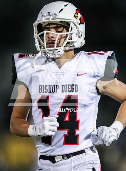 Thumbnail 1 in Golden Valley vs. Bishop Diego (CIFSS Div 6 Final) photogallery.