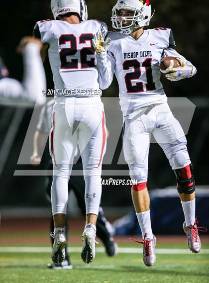 Thumbnail 2 in Golden Valley vs. Bishop Diego (CIFSS Div 6 Final) photogallery.