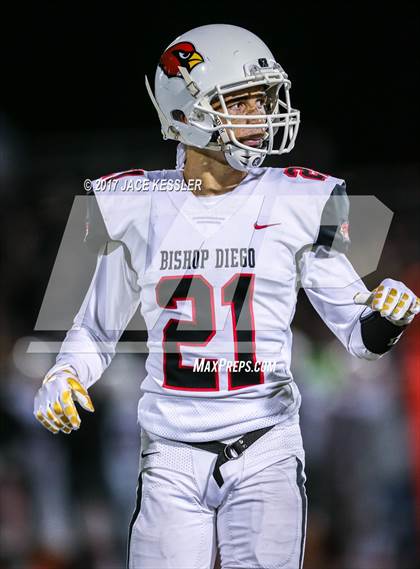 Thumbnail 3 in Golden Valley vs. Bishop Diego (CIFSS Div 6 Final) photogallery.