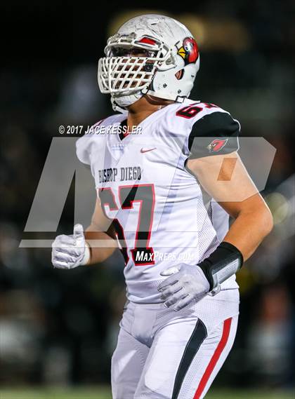 Thumbnail 1 in Golden Valley vs. Bishop Diego (CIFSS Div 6 Final) photogallery.