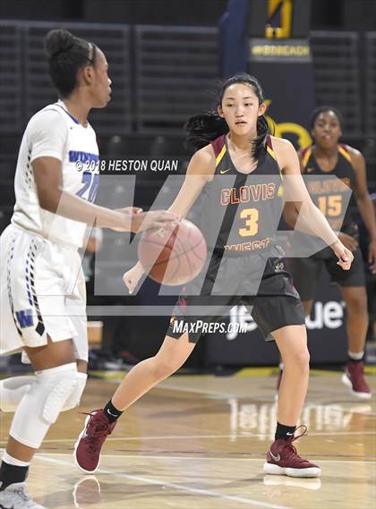 Thumbnail 2 in Clovis West vs Windward (CIF State Southern Regional Open Final) photogallery.