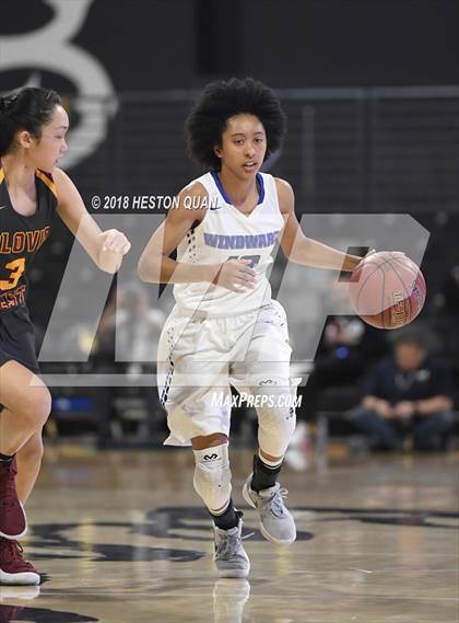 Thumbnail 2 in Clovis West vs Windward (CIF State Southern Regional Open Final) photogallery.