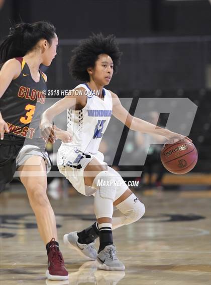 Thumbnail 3 in Clovis West vs Windward (CIF State Southern Regional Open Final) photogallery.