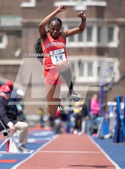 Thumbnail 1 in Penn Relays (Triple Jump) photogallery.