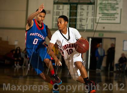 Thumbnail 2 in Christian Brothers vs. Foothill (Mark Macres Basketball Tournament) photogallery.