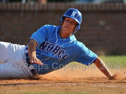 Thumbnail 2 in Norco vs. De La Salle (Anderson Bat Classic) photogallery.