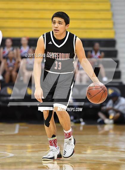 Thumbnail 1 in Centennial @ Roosevelt ( CIF DIV 1 Southern Regional Final) photogallery.