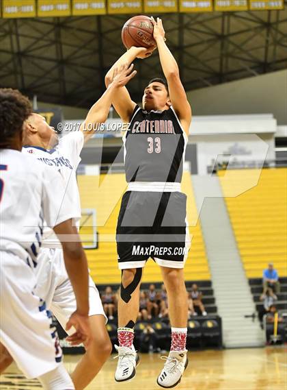 Thumbnail 1 in Centennial @ Roosevelt ( CIF DIV 1 Southern Regional Final) photogallery.