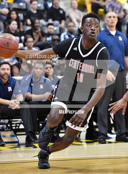 Thumbnail 1 in Centennial @ Roosevelt ( CIF DIV 1 Southern Regional Final) photogallery.