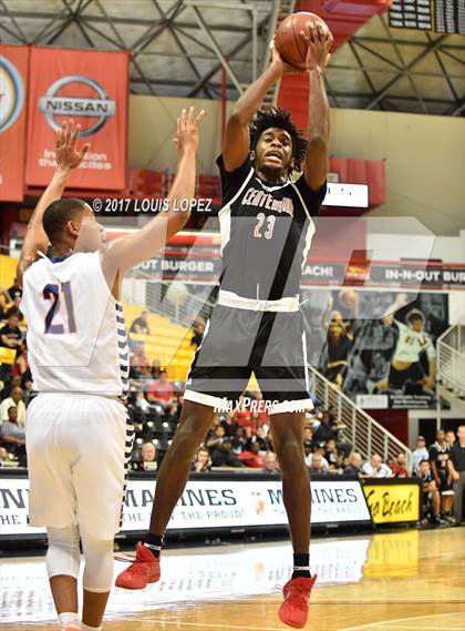 Thumbnail 1 in Centennial @ Roosevelt ( CIF DIV 1 Southern Regional Final) photogallery.