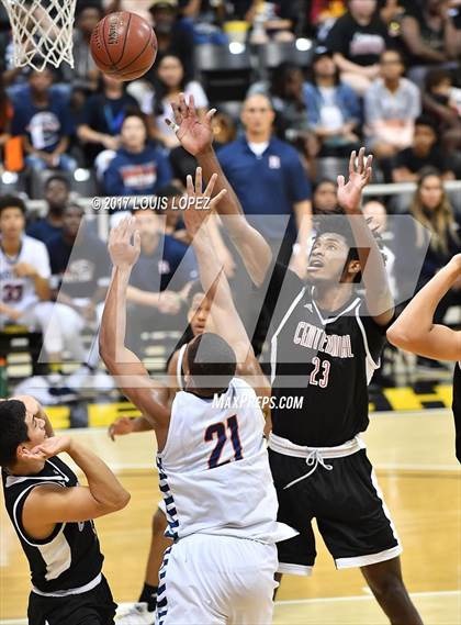 Thumbnail 2 in Centennial @ Roosevelt ( CIF DIV 1 Southern Regional Final) photogallery.