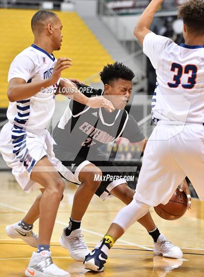 Thumbnail 3 in Centennial @ Roosevelt ( CIF DIV 1 Southern Regional Final) photogallery.