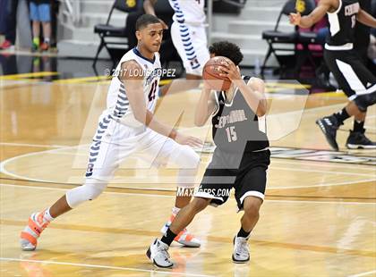 Thumbnail 1 in Centennial @ Roosevelt ( CIF DIV 1 Southern Regional Final) photogallery.