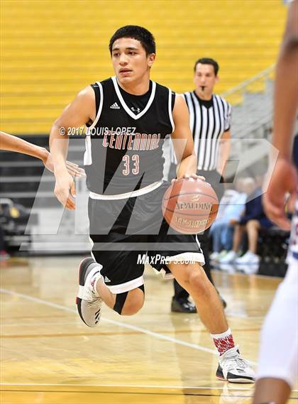 Thumbnail 1 in Centennial @ Roosevelt ( CIF DIV 1 Southern Regional Final) photogallery.