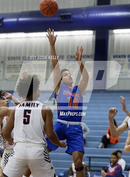 Thumbnail 3 in Covenant Christian vs Aubrey (Krum Invitational) photogallery.