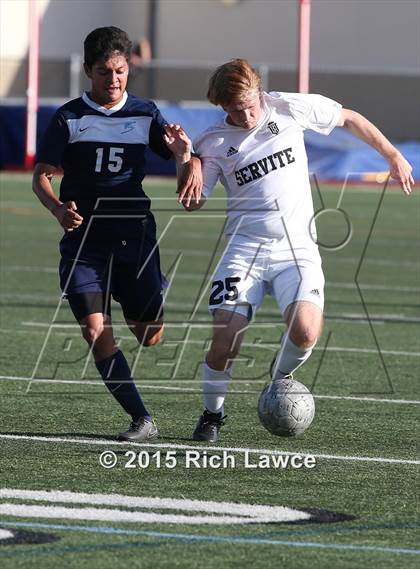 Thumbnail 2 in Sylmar @ Servite (CIF SoCal Regional D2 Final) photogallery.