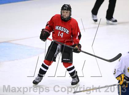 Thumbnail 3 in Masuk vs. Newington/Berlin/Manchester (CIAC Division III Semifinal) photogallery.