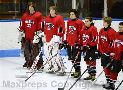 Thumbnail 3 in Masuk vs. Newington/Berlin/Manchester (CIAC Division III Semifinal) photogallery.