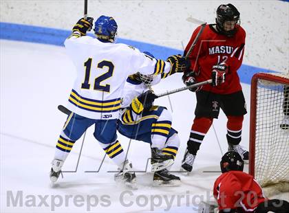 Thumbnail 3 in Masuk vs. Newington/Berlin/Manchester (CIAC Division III Semifinal) photogallery.