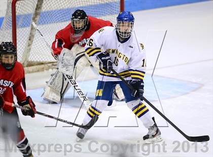 Thumbnail 1 in Masuk vs. Newington/Berlin/Manchester (CIAC Division III Semifinal) photogallery.