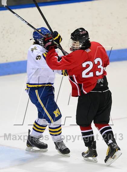 Thumbnail 3 in Masuk vs. Newington/Berlin/Manchester (CIAC Division III Semifinal) photogallery.