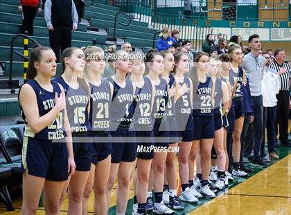 Thumbnail 3 in Stoney Creek vs. Lake Orion (MHSAA District Semifinal) photogallery.