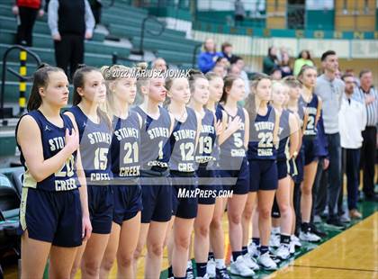 Thumbnail 2 in Stoney Creek vs. Lake Orion (MHSAA District Semifinal) photogallery.