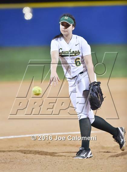 Thumbnail 3 in San Antonio Memorial vs McCollum (South San Tournament) photogallery.
