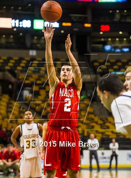 Thumbnail 3 in Arlington Catholic @ Masconomet Regional (Good Sports TD Garden Invitational) photogallery.