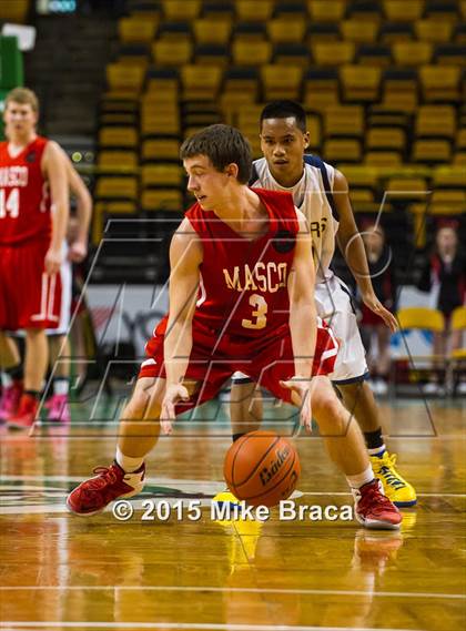Thumbnail 3 in Arlington Catholic @ Masconomet Regional (Good Sports TD Garden Invitational) photogallery.