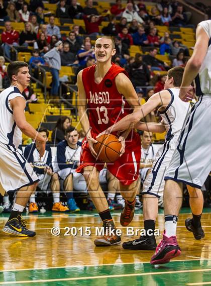 Thumbnail 1 in Arlington Catholic @ Masconomet Regional (Good Sports TD Garden Invitational) photogallery.