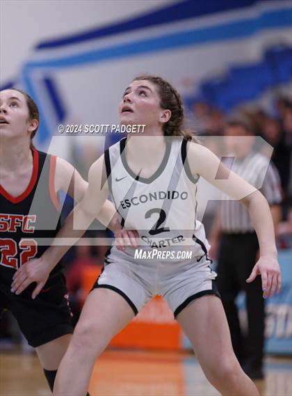 Thumbnail 1 in Santa Fe Christian vs. Escondido Charter (CIF SDS D4 Final) photogallery.