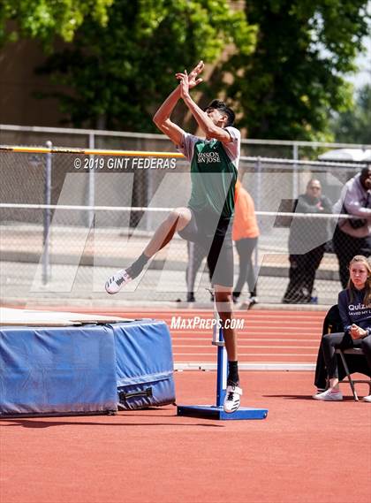 Thumbnail 2 in CIF NCS Track & Field Meet of Champions (Boys High Jump) photogallery.