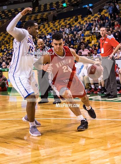 Thumbnail 1 in Waltham vs Newton South (TD Garden Good Sports Invitational) photogallery.