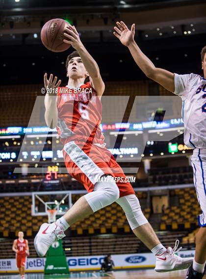 Thumbnail 2 in Waltham vs Newton South (TD Garden Good Sports Invitational) photogallery.