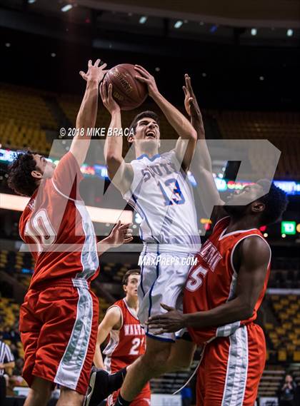 Thumbnail 3 in Waltham vs Newton South (TD Garden Good Sports Invitational) photogallery.