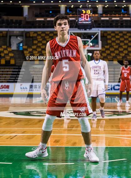 Thumbnail 3 in Waltham vs Newton South (TD Garden Good Sports Invitational) photogallery.