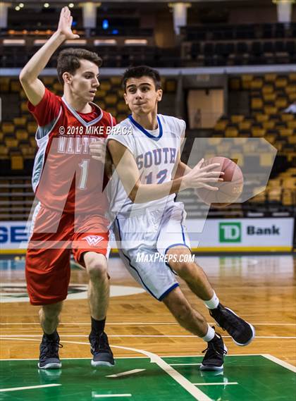 Thumbnail 3 in Waltham vs Newton South (TD Garden Good Sports Invitational) photogallery.