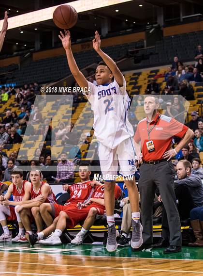 Thumbnail 2 in Waltham vs Newton South (TD Garden Good Sports Invitational) photogallery.