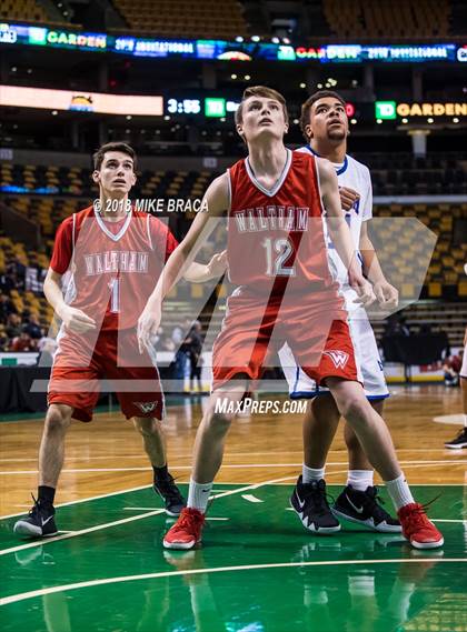 Thumbnail 2 in Waltham vs Newton South (TD Garden Good Sports Invitational) photogallery.