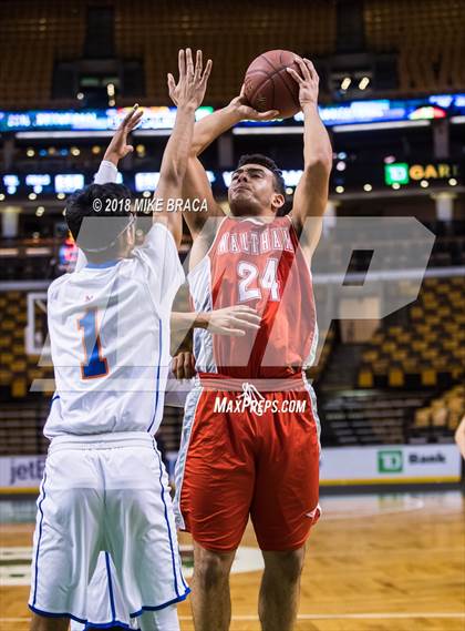 Thumbnail 3 in Waltham vs Newton South (TD Garden Good Sports Invitational) photogallery.