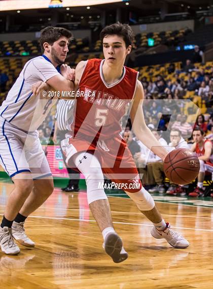 Thumbnail 2 in Waltham vs Newton South (TD Garden Good Sports Invitational) photogallery.