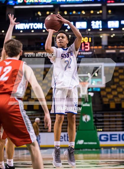 Thumbnail 2 in Waltham vs Newton South (TD Garden Good Sports Invitational) photogallery.