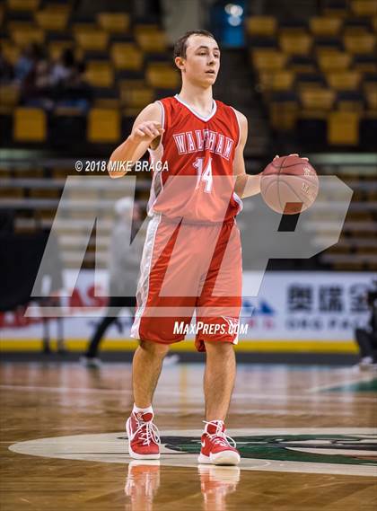 Thumbnail 3 in Waltham vs Newton South (TD Garden Good Sports Invitational) photogallery.